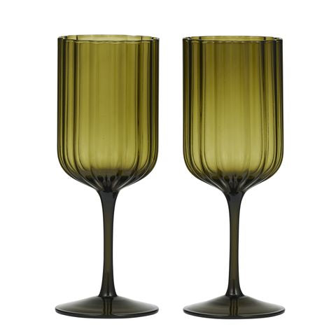 Set of 2 Hazel Wine Glasses