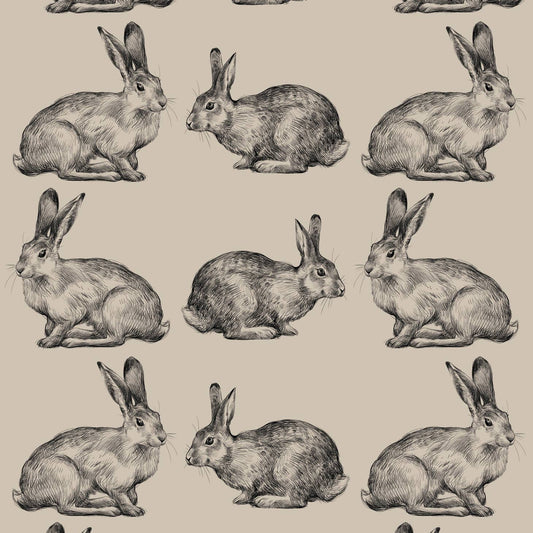 Hare Cotton Tea Towel